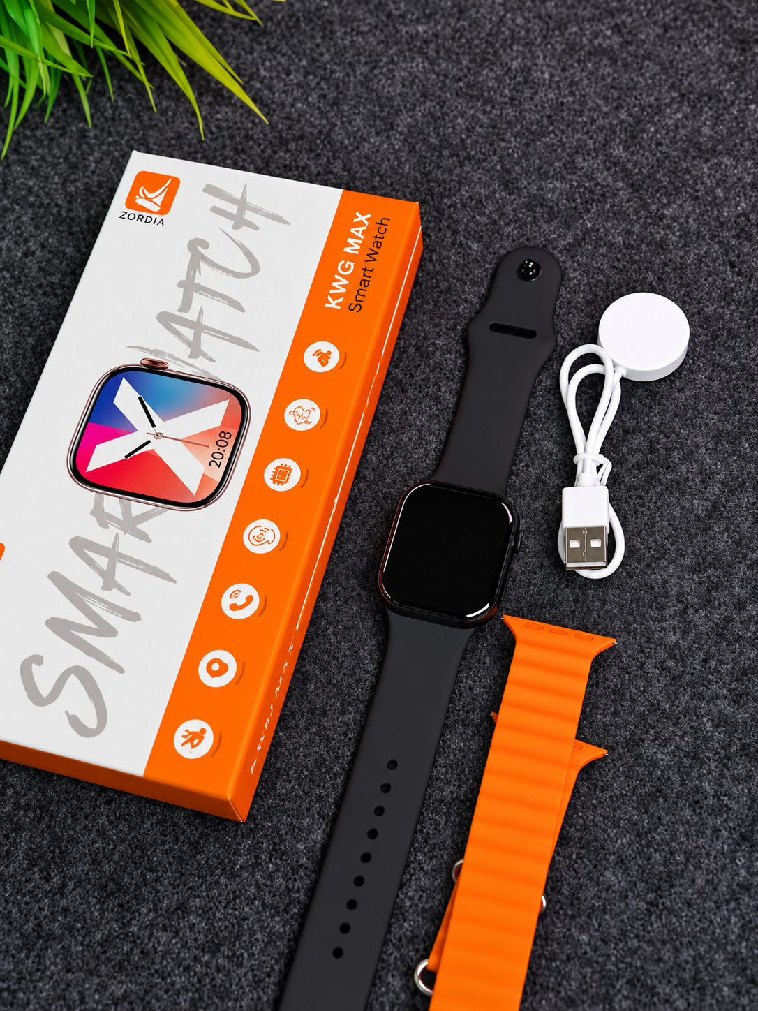 Apresentação do smartwatch KW62 / KIT COMPLETO